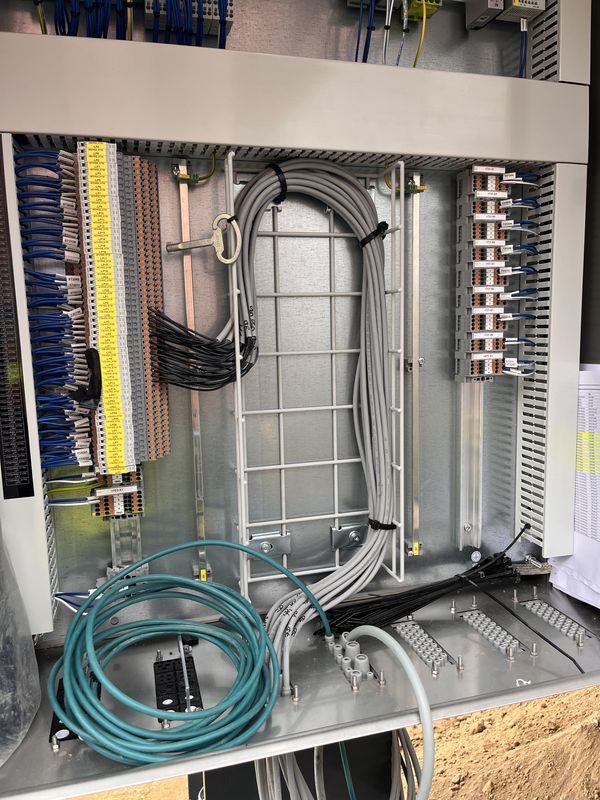 Electrical contractor job site