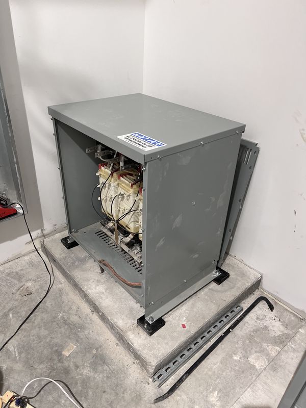 Licensed electrician on the job